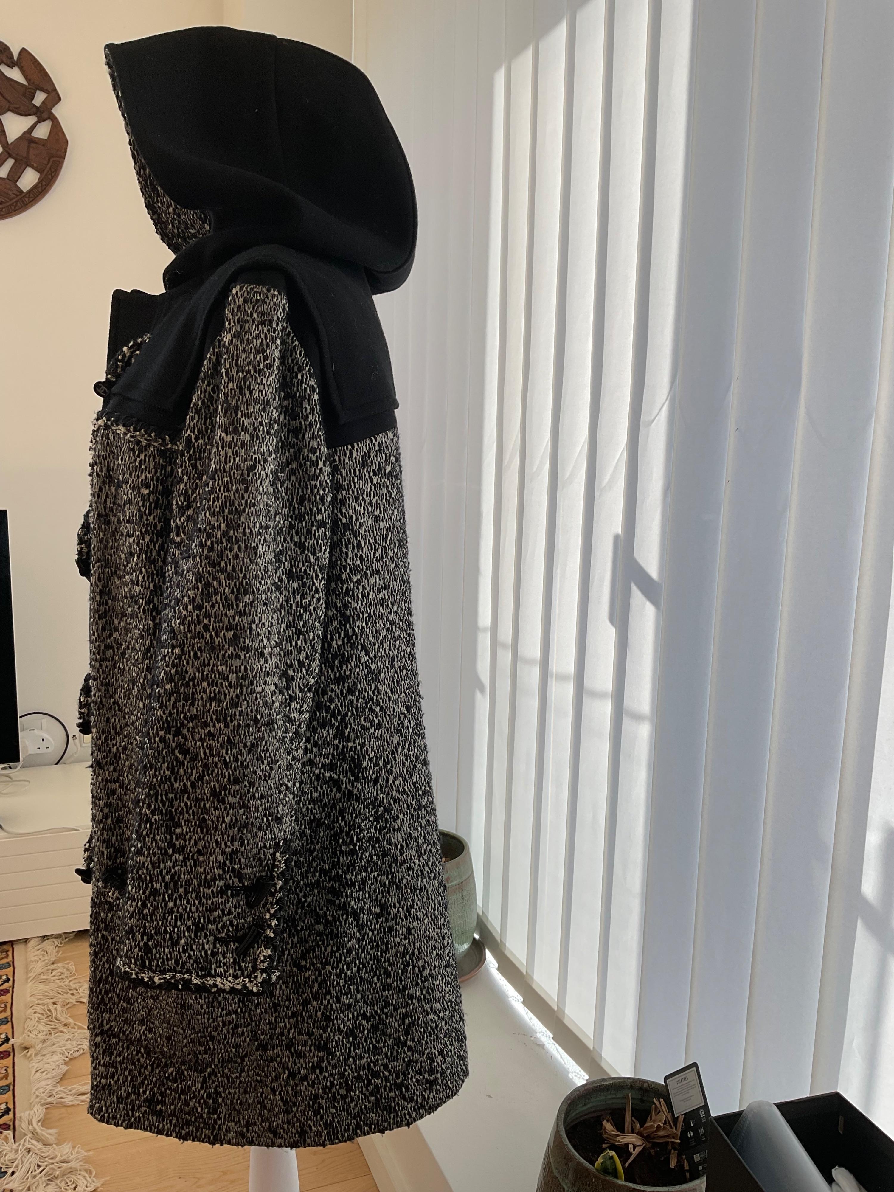 Chanel Tweed Duffle Coat