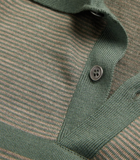 John Smedley Merino Wool Webb Polo Shirt