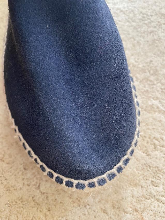 Manebi Blue Canvas Espadrilles