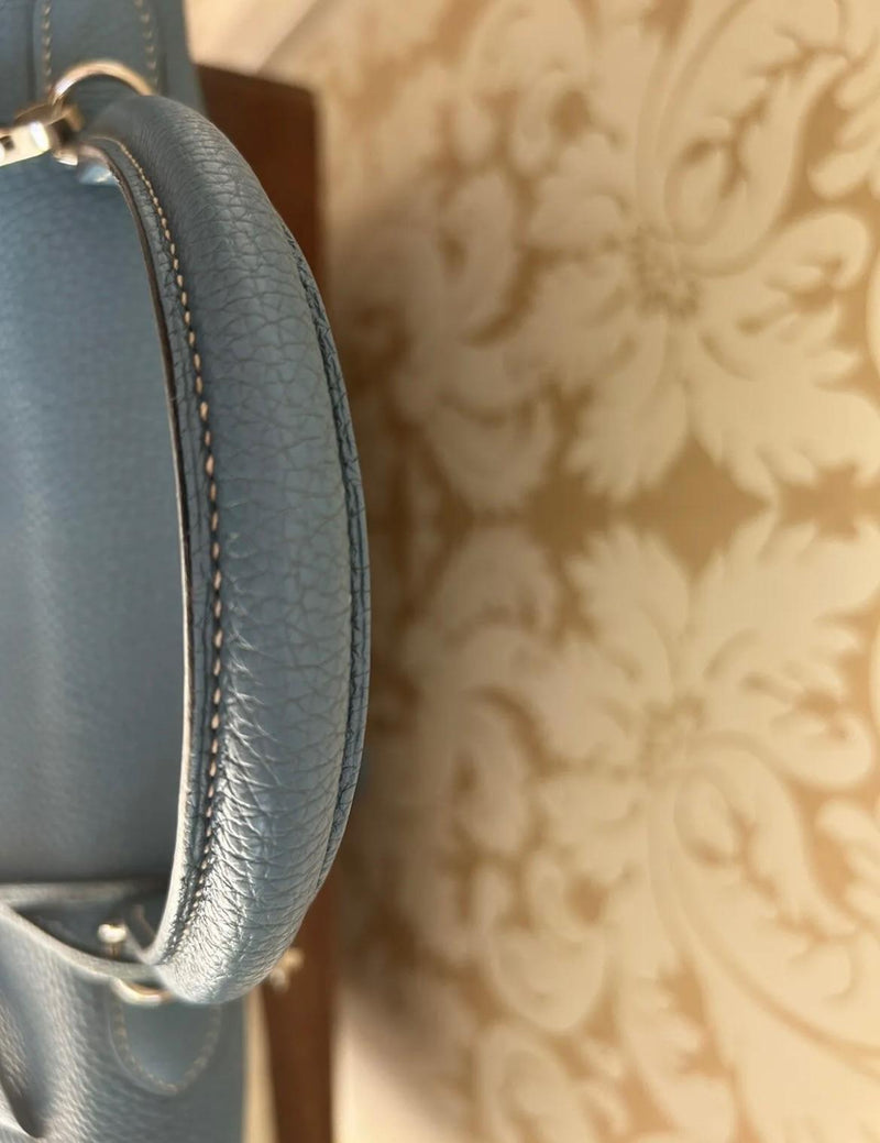 Blue Jeans Togo Leather Kelly Bag