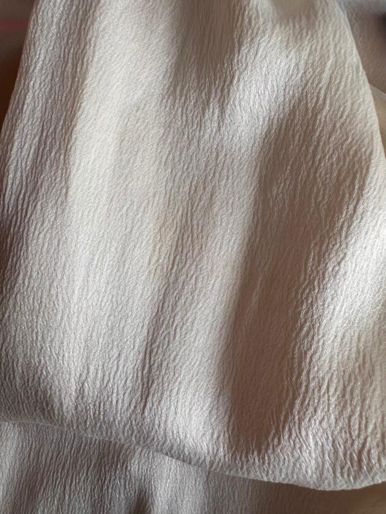 Saint Laurent Cream Silk Blouse