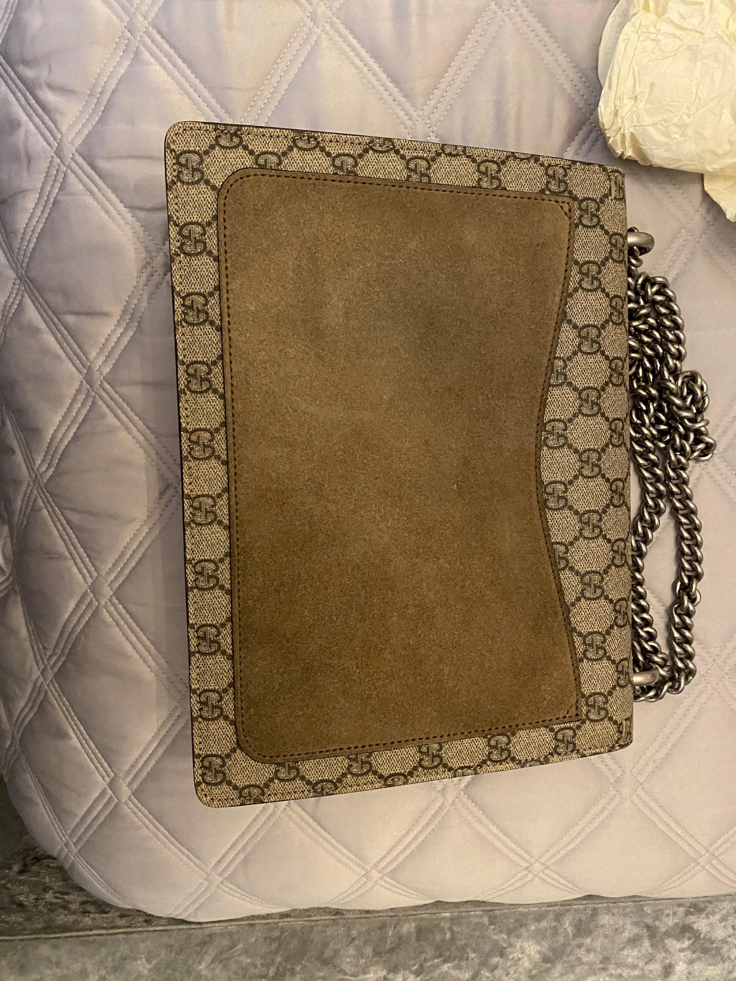 GG Supreme Embroidered Medium Dionysus Shoulder Bag