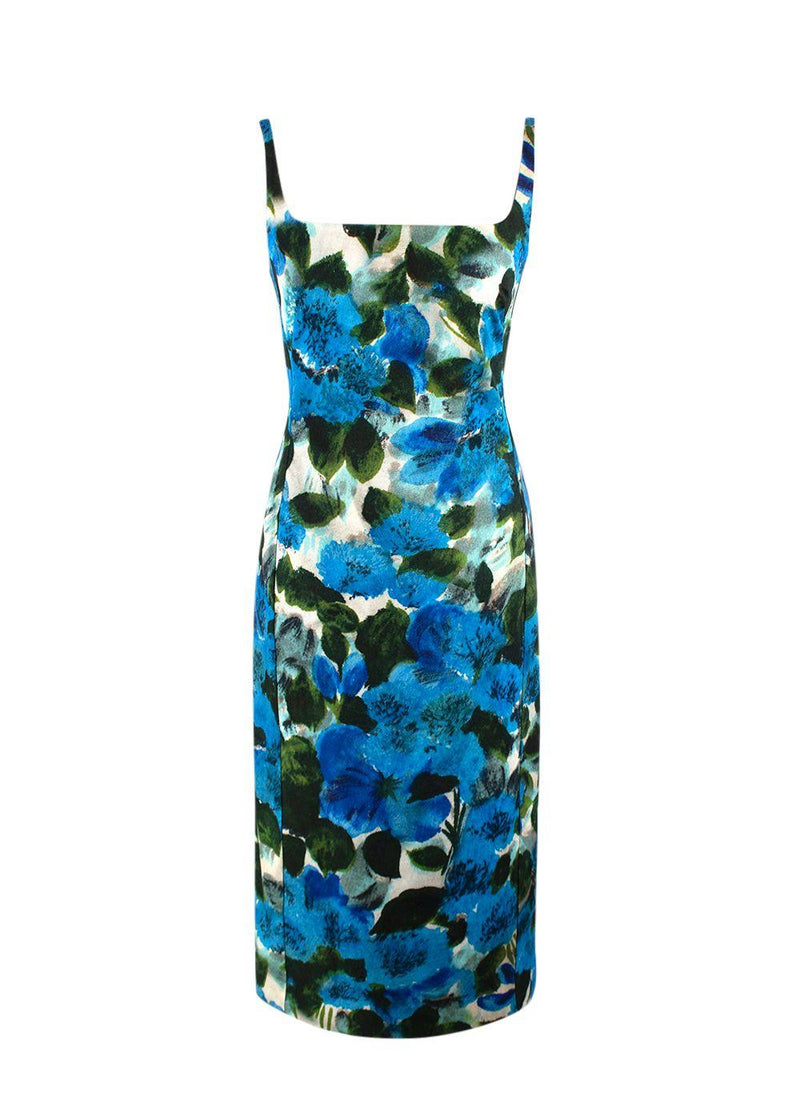 Dries Van Noten Floral cotton poplin midi dress