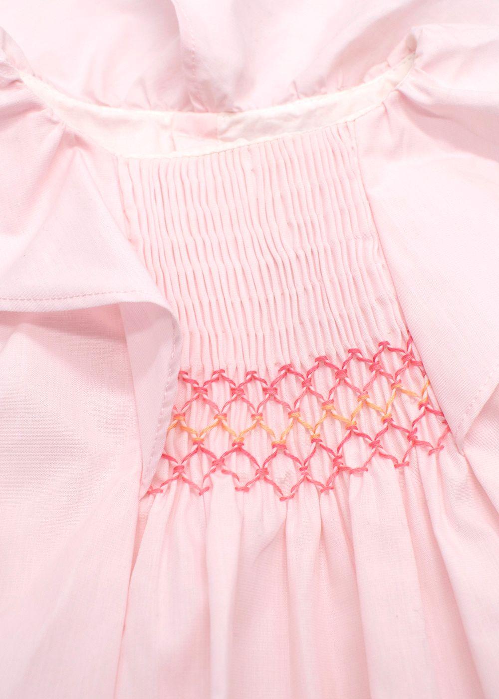 Jacadi Paris Kids Pink Dress with Bloomer