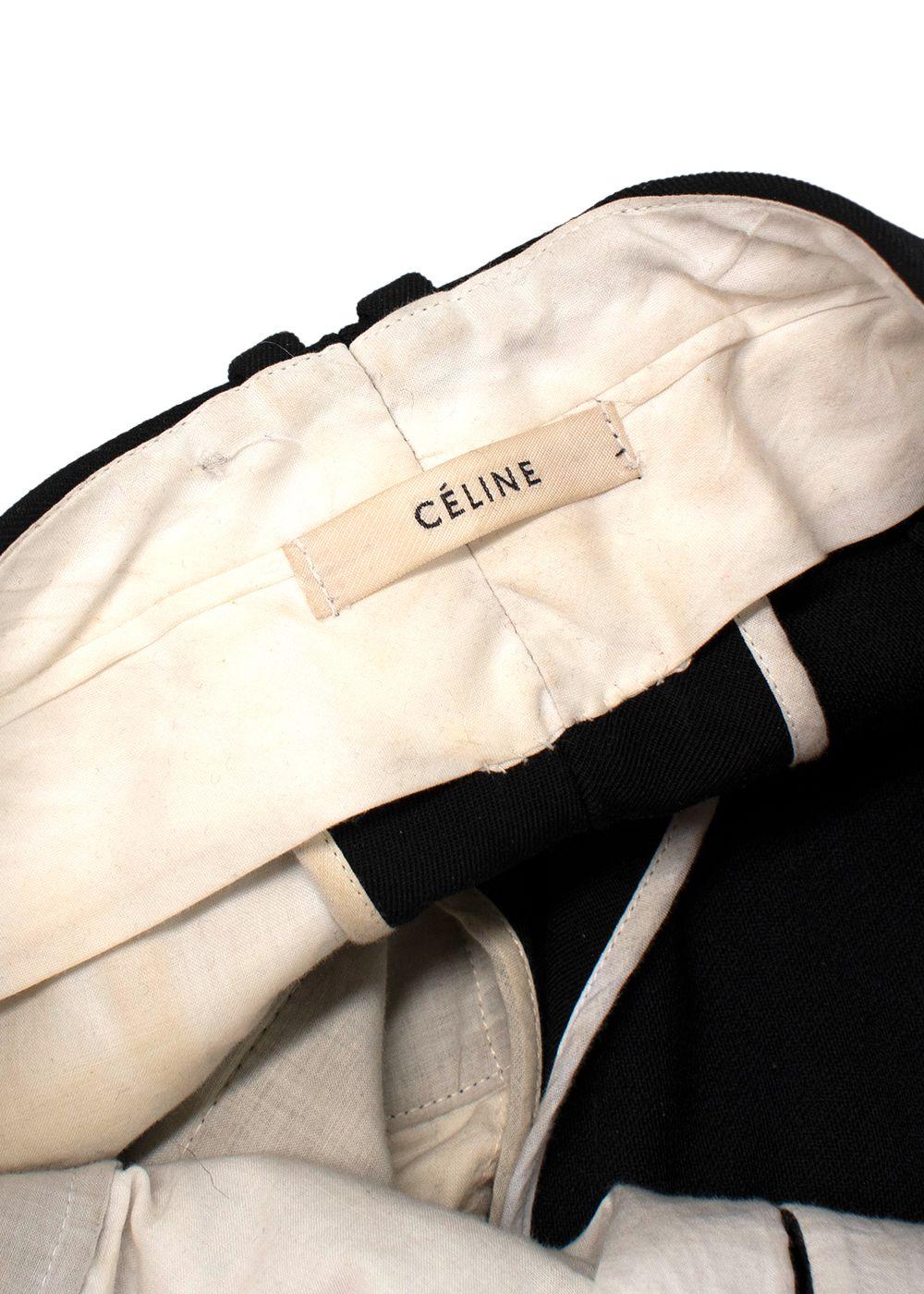 Céline Black Tailored Trousers