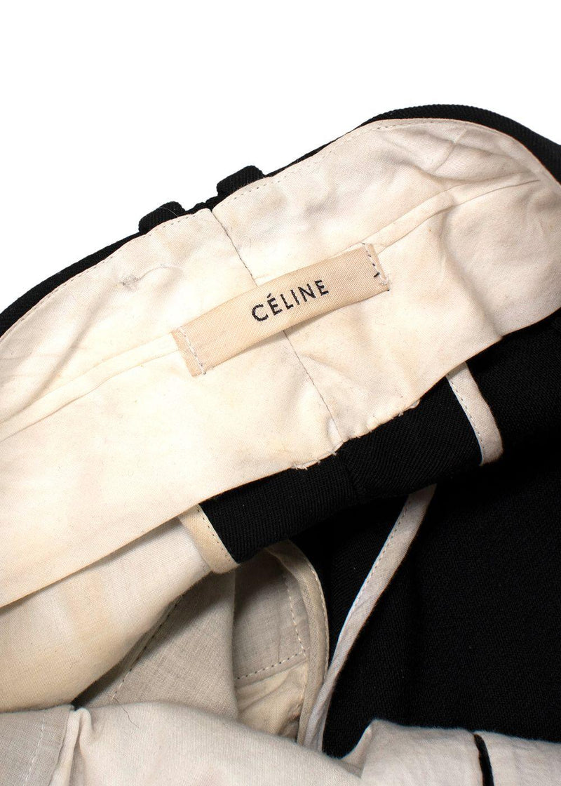 Céline Black Tailored Trousers