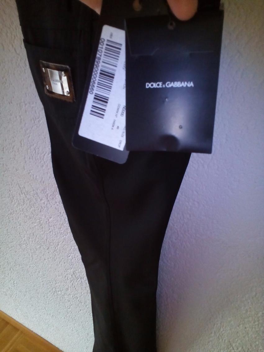 Dolce & Gabbana Black Wool Pants