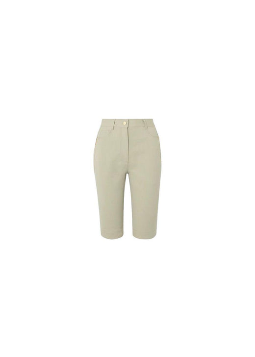 Putty Tech Cotton High Waisted Jean Shorts