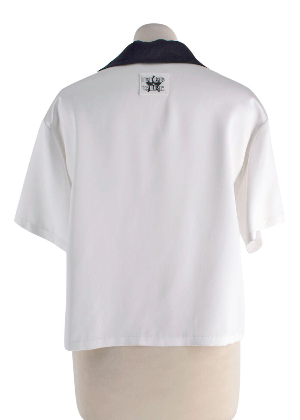 Dior Vibe Black and White Bowling Shirt
