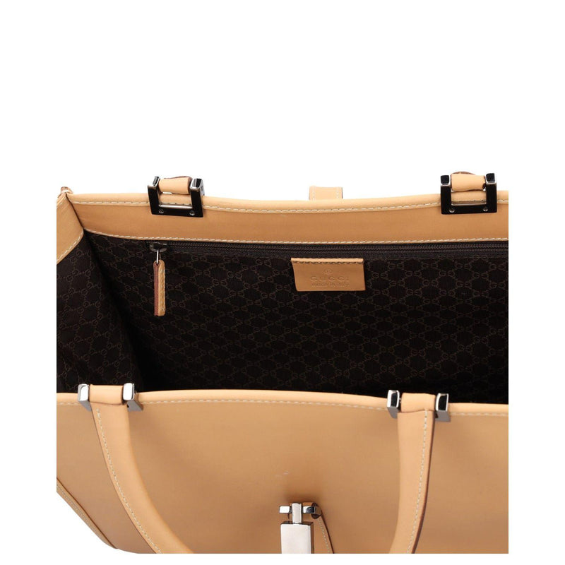 Gucci Jackie Beige Leather Bag