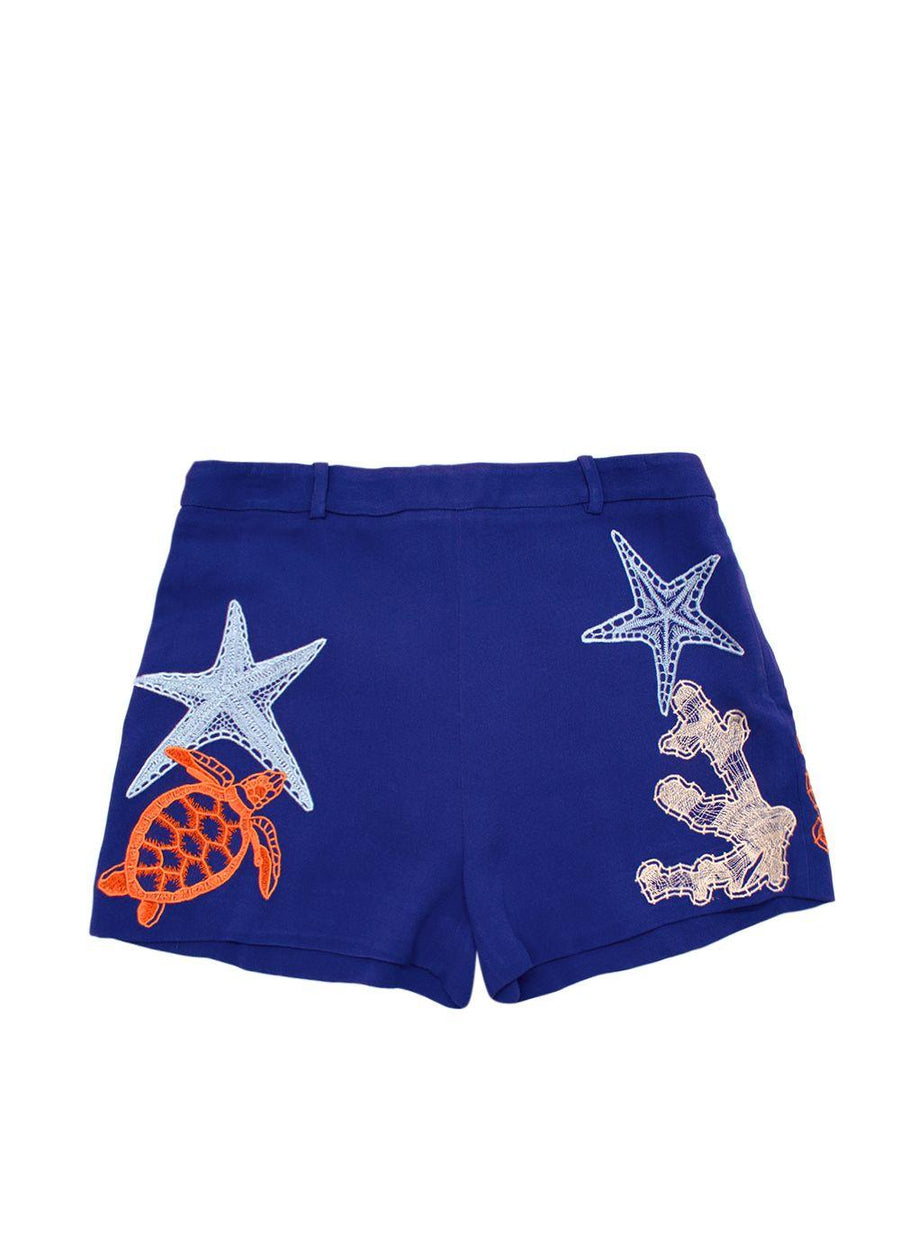 Emilio Pucci Blue Sea Life Shorts