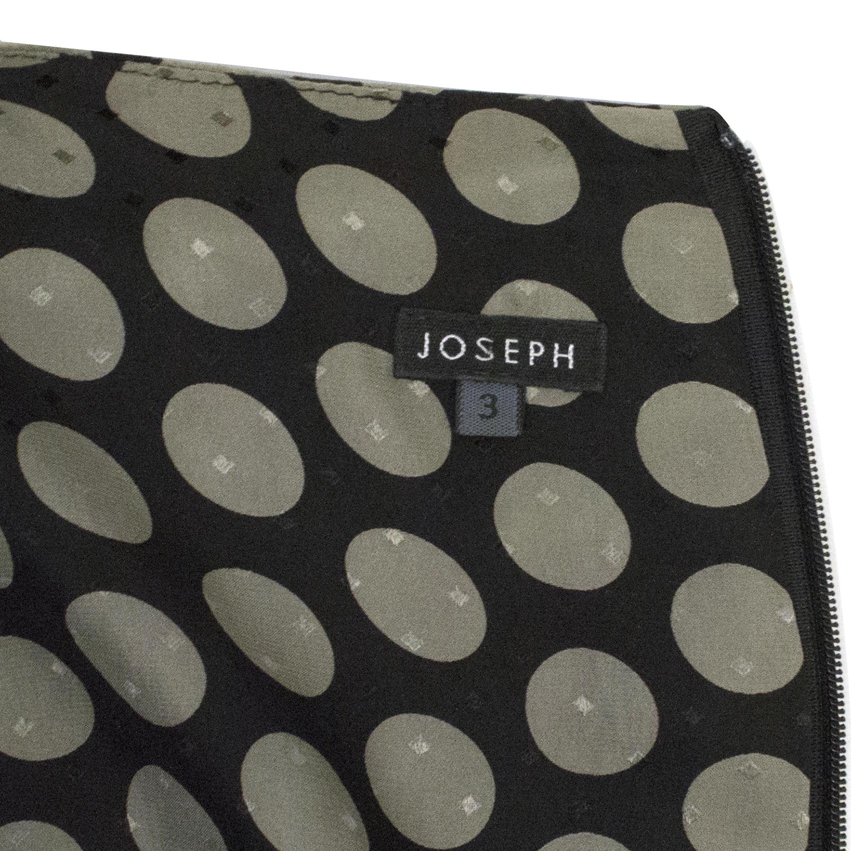 Joseph Black Polka Dot Dress