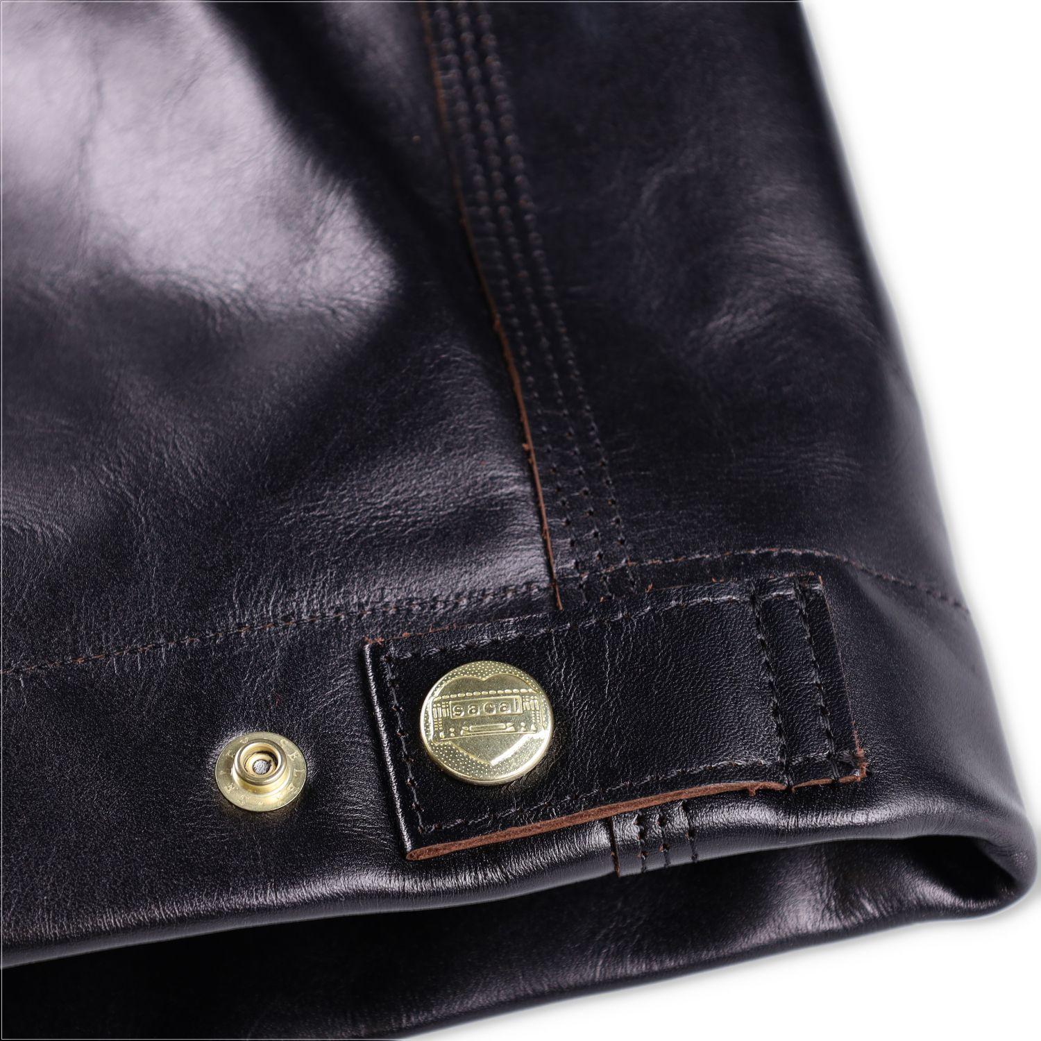 Sacai X Carhartt Wip Cotton Corduroy-Trimmed Leather Jacket