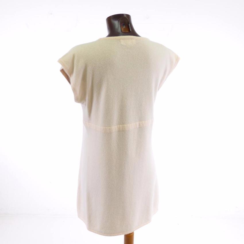 Chloe Girls Nude Sleeveless Cashemere Dress