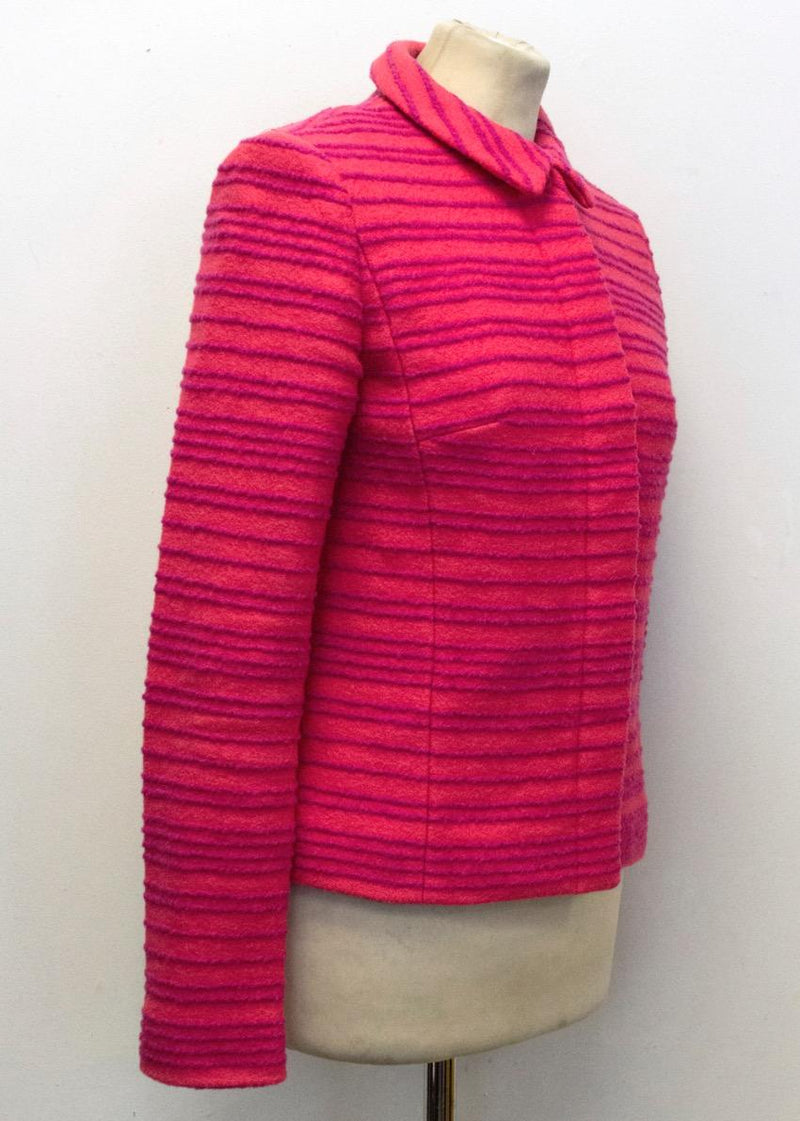 Guy Laroche Striped Wool Jacket