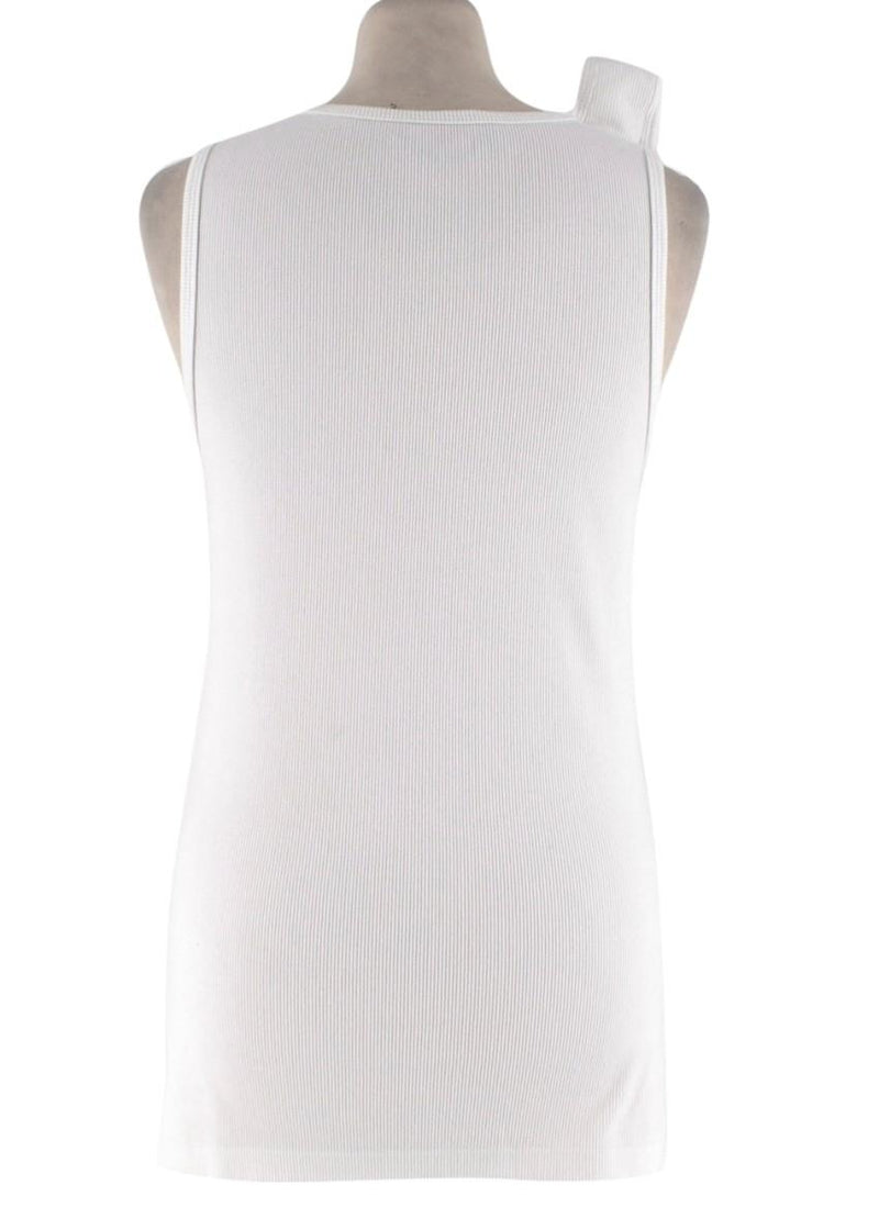 Calvin Klein 205W39NYC Jaws-print Ribbed Stretch-cotton Tank Top