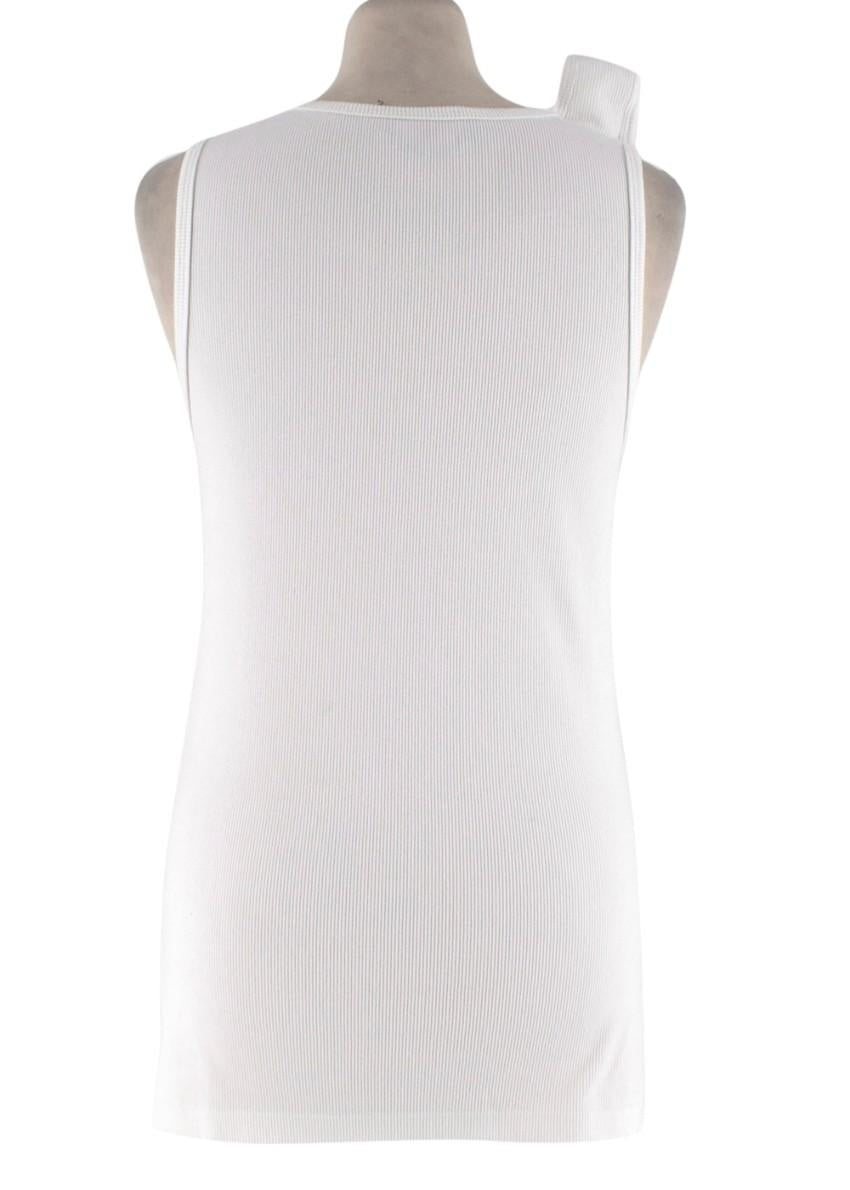 Calvin Klein 205W39NYC Jaws-print Ribbed Stretch-cotton Tank Top