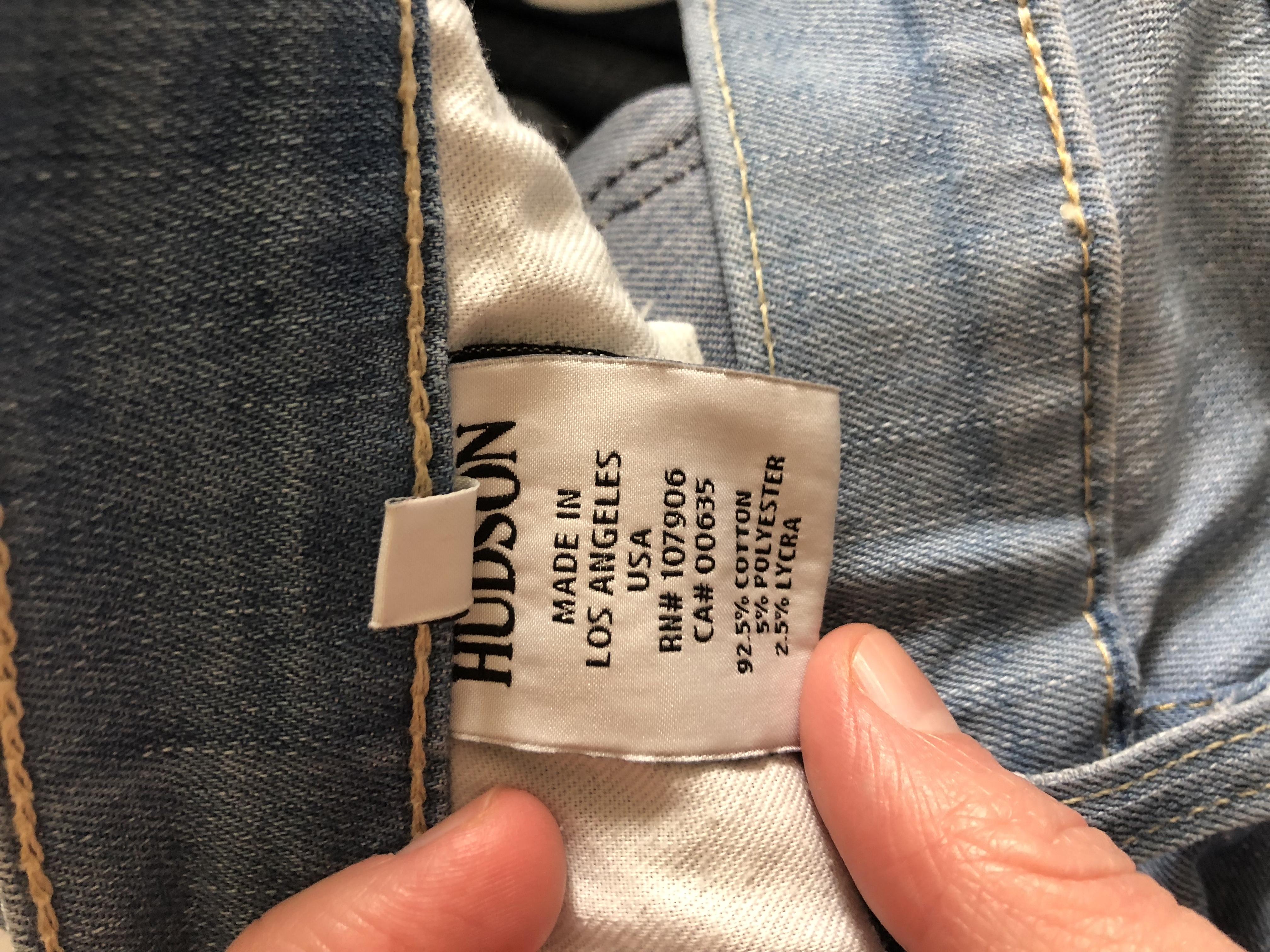 Hudson mid rise nico super skinny jeans