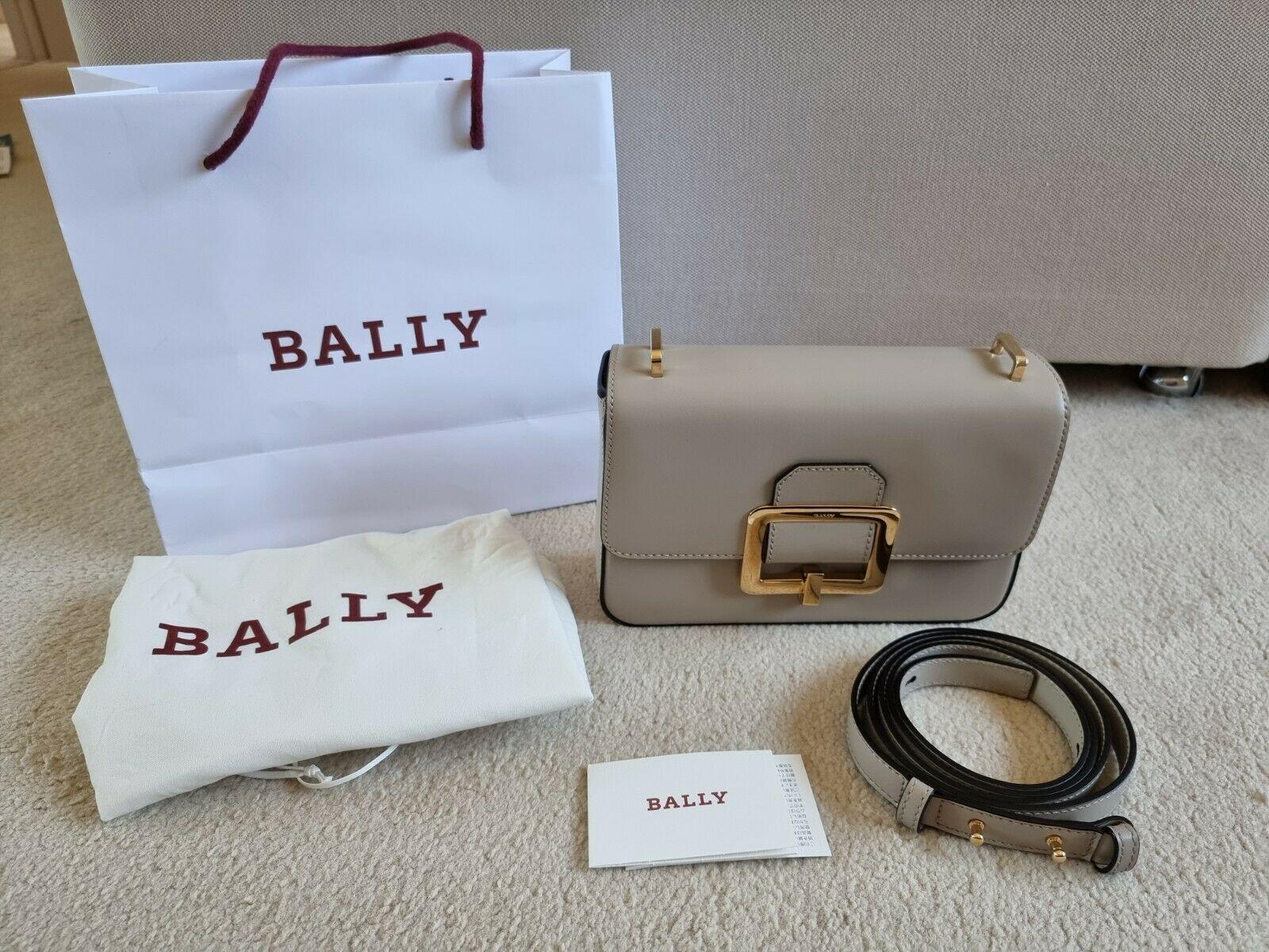 Grey leather Janelle bag