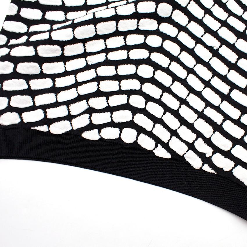 Artelier Nicole Miller Monochrome Knit Midi Dress