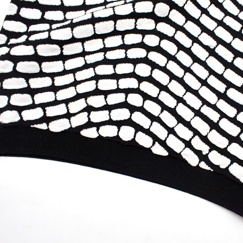 Artelier Nicole Miller Monochrome Knit Midi Dress