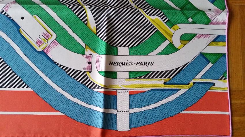Hermes Sold Out Mors a Jouets Chemise Detail scarf 90