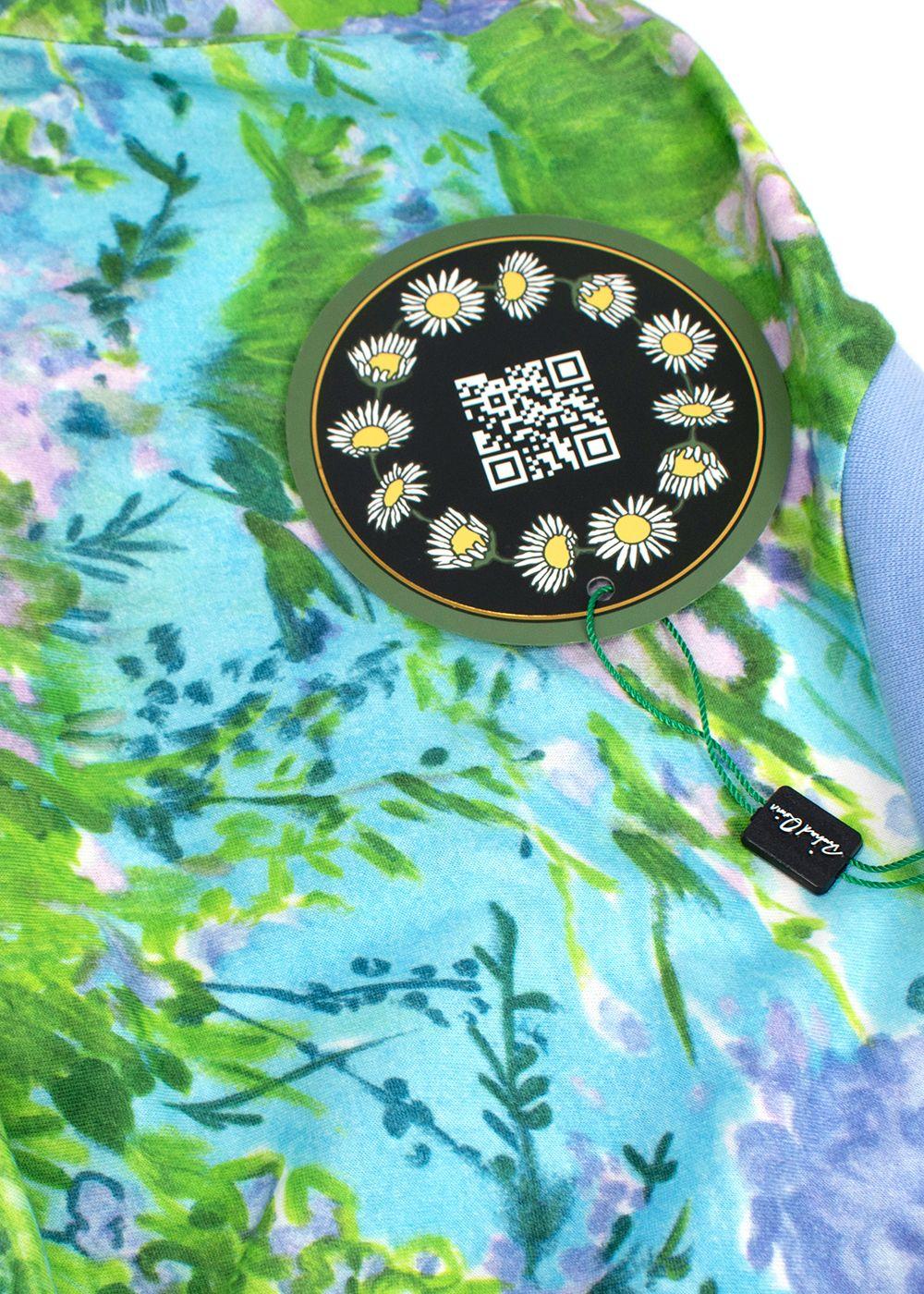 Richard Quinn Floral Print Cotton T-Shirt