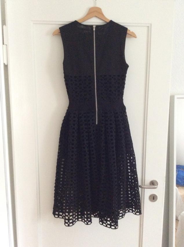 Maje Black Lace Sleeveless Dress