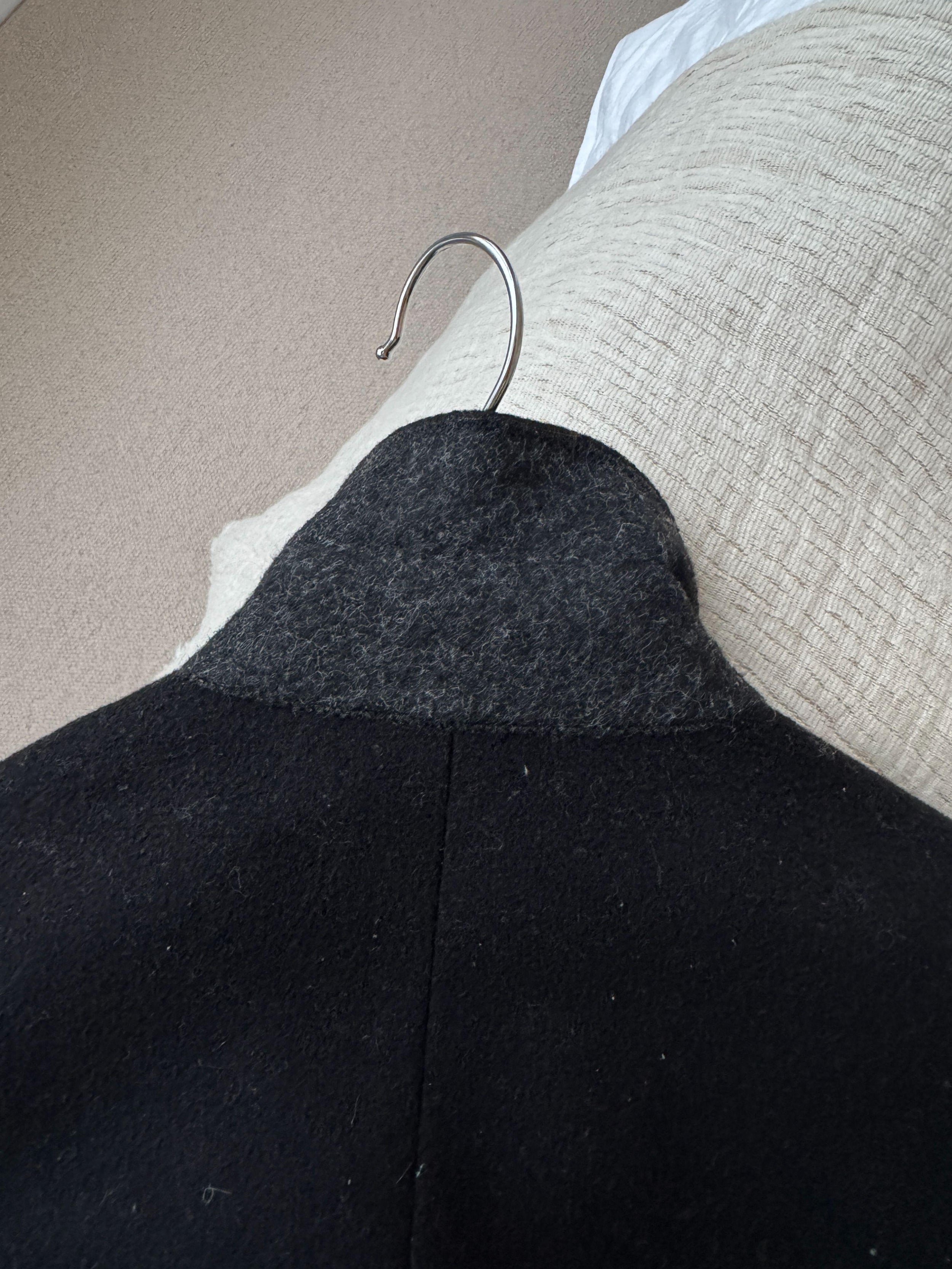Joseph Black Wool/Cashmere Coat