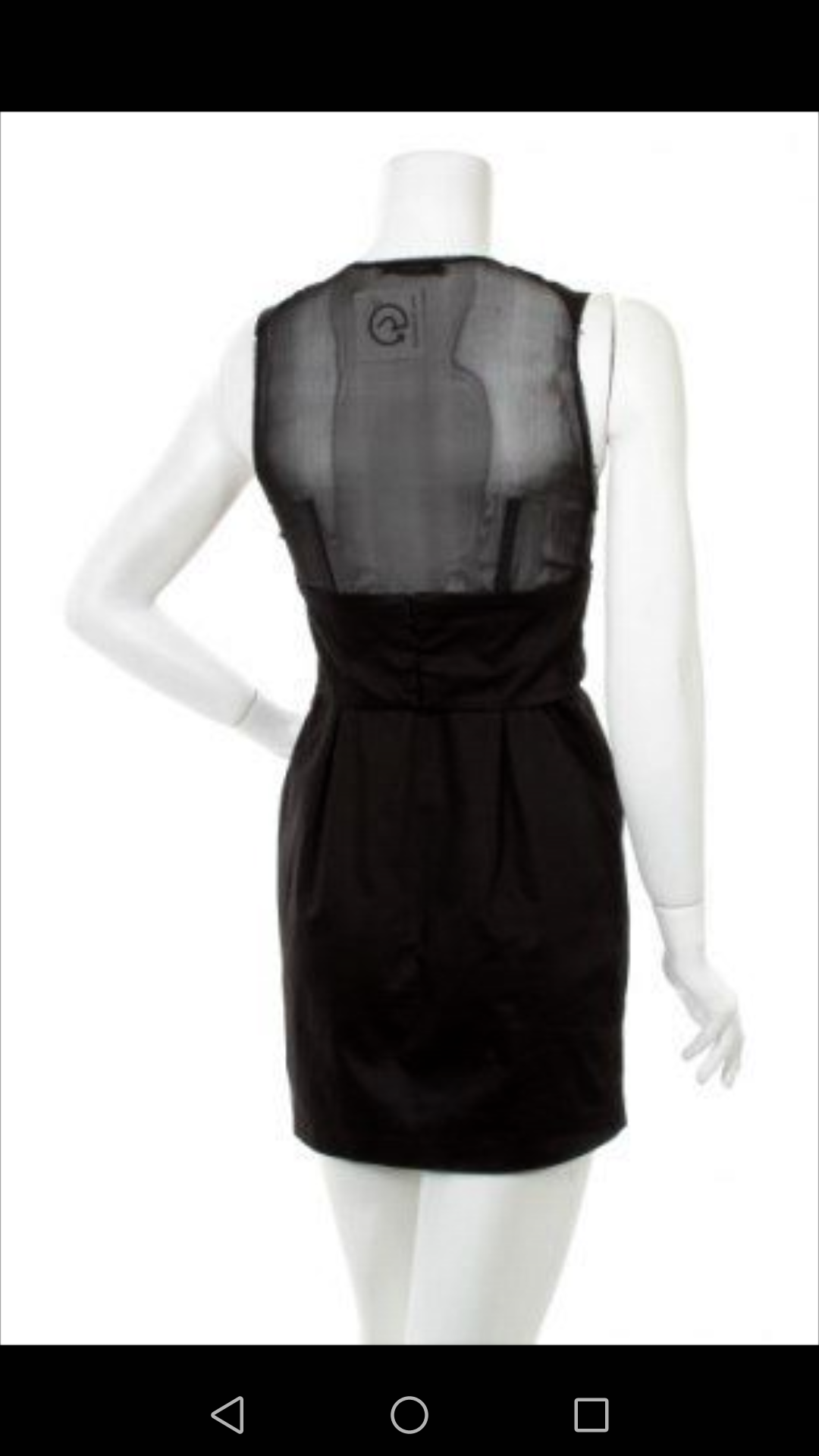 Pierre Balmain Black Mini Dress