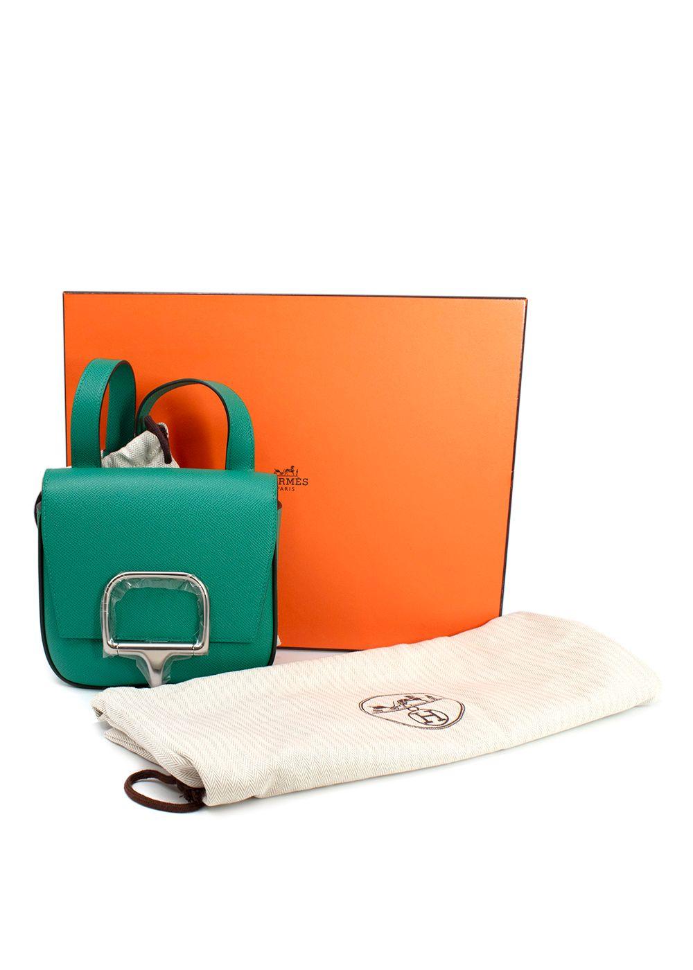 Hermes Vert Jade Epsom Della Cavalleria Shoulder Bag