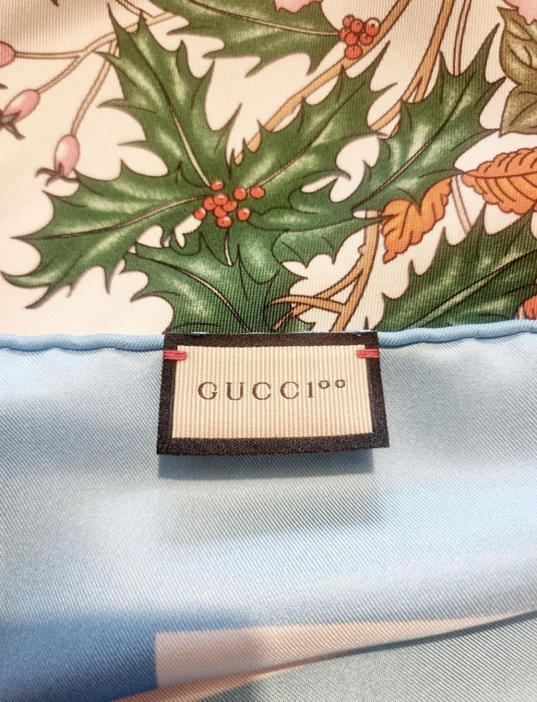 Gucci x Sony Music Collab Silk Scarf