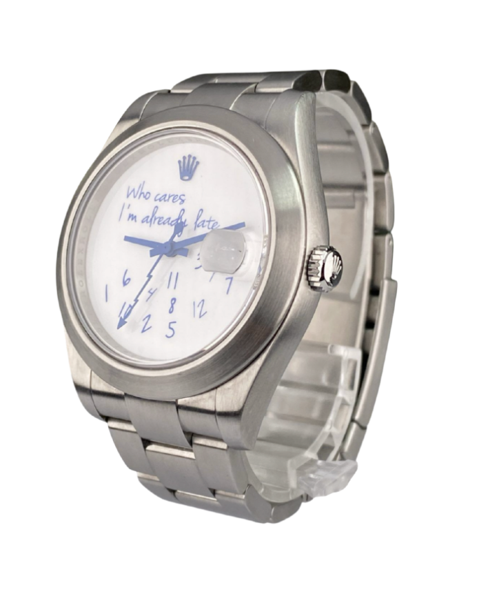 Rolex Datejust "Who Cares I'm Already Late" 41mm
