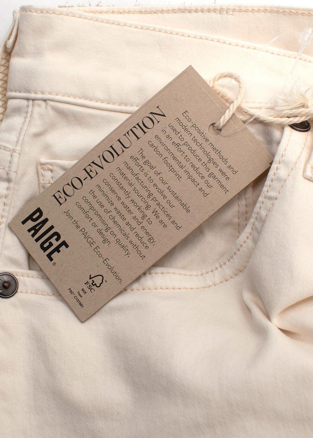 Paige Cream Federal Fresh Linen Jeans