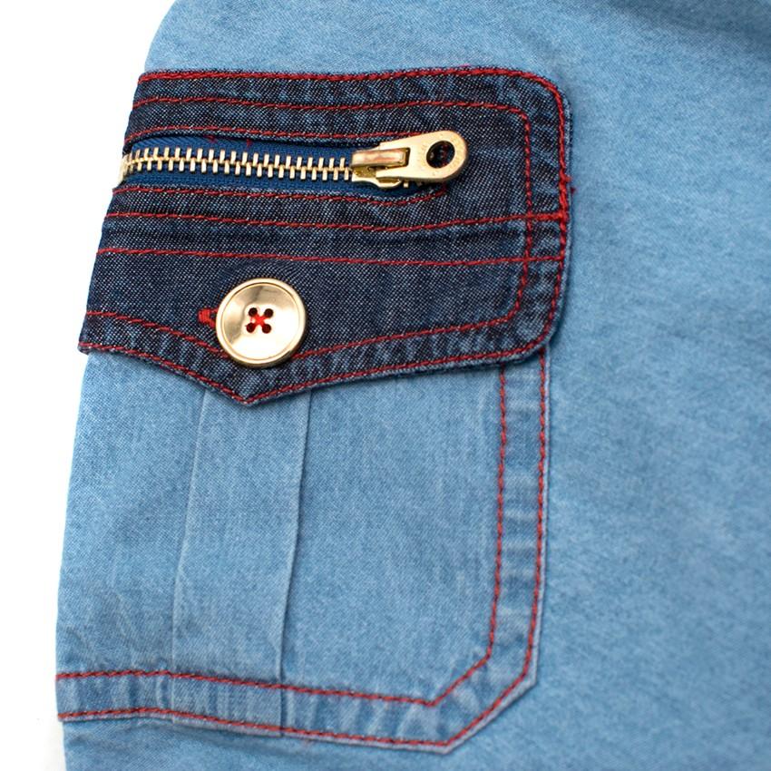 Little Marc Jabobs Girls 6Y Denim Skirt
