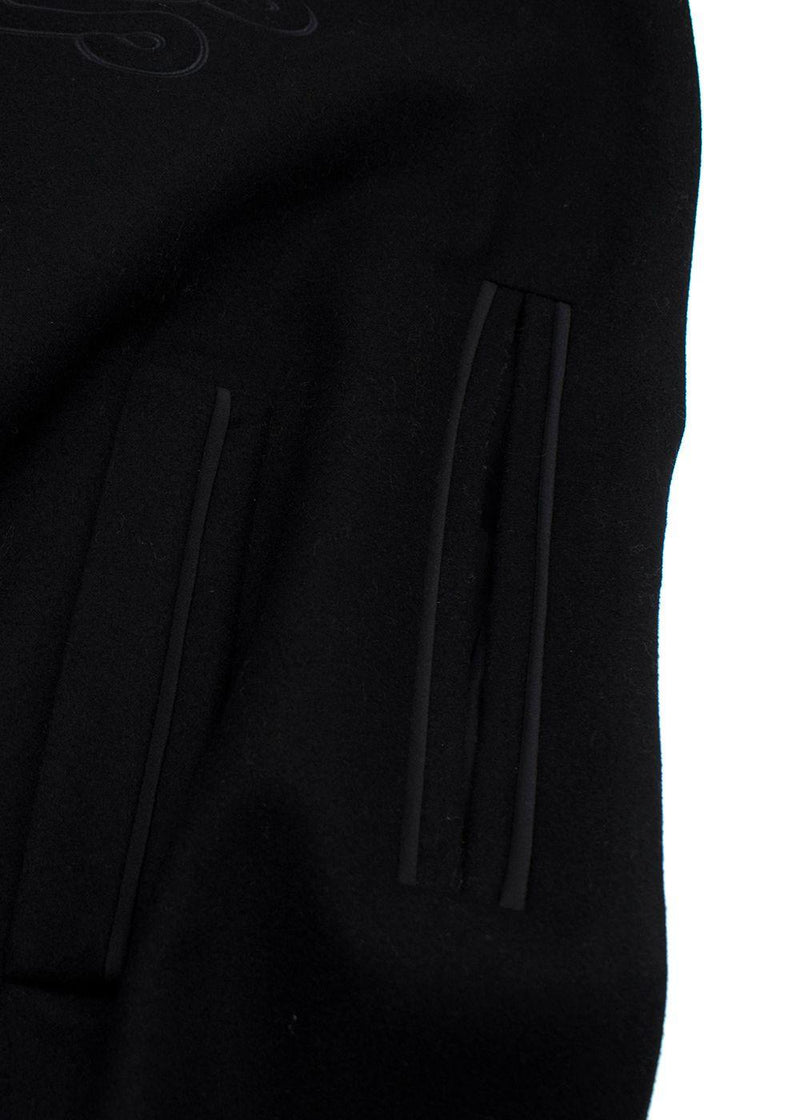Red Valentino Black Wool Blend Cape