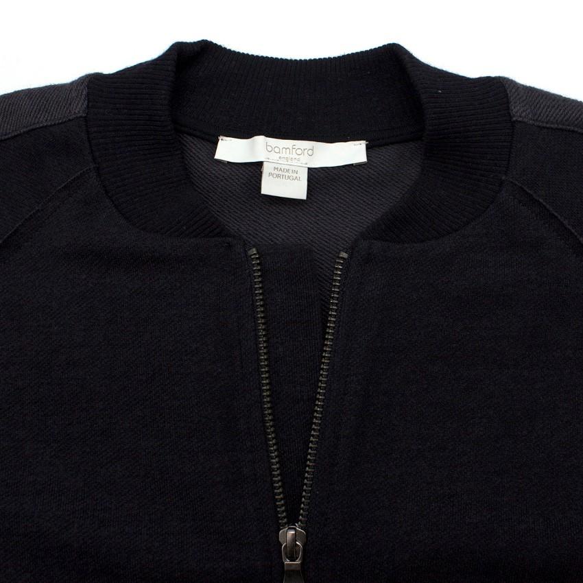 Bamford Charcoal Grey Bomber Jacket