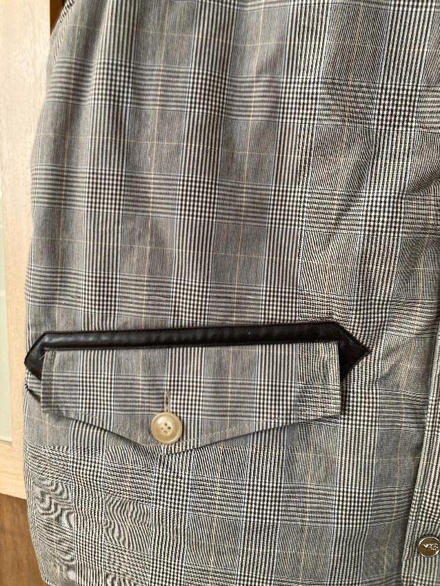 Y3 Yohji Yamamoto Prince of Wales Check Sleeveless Jacket