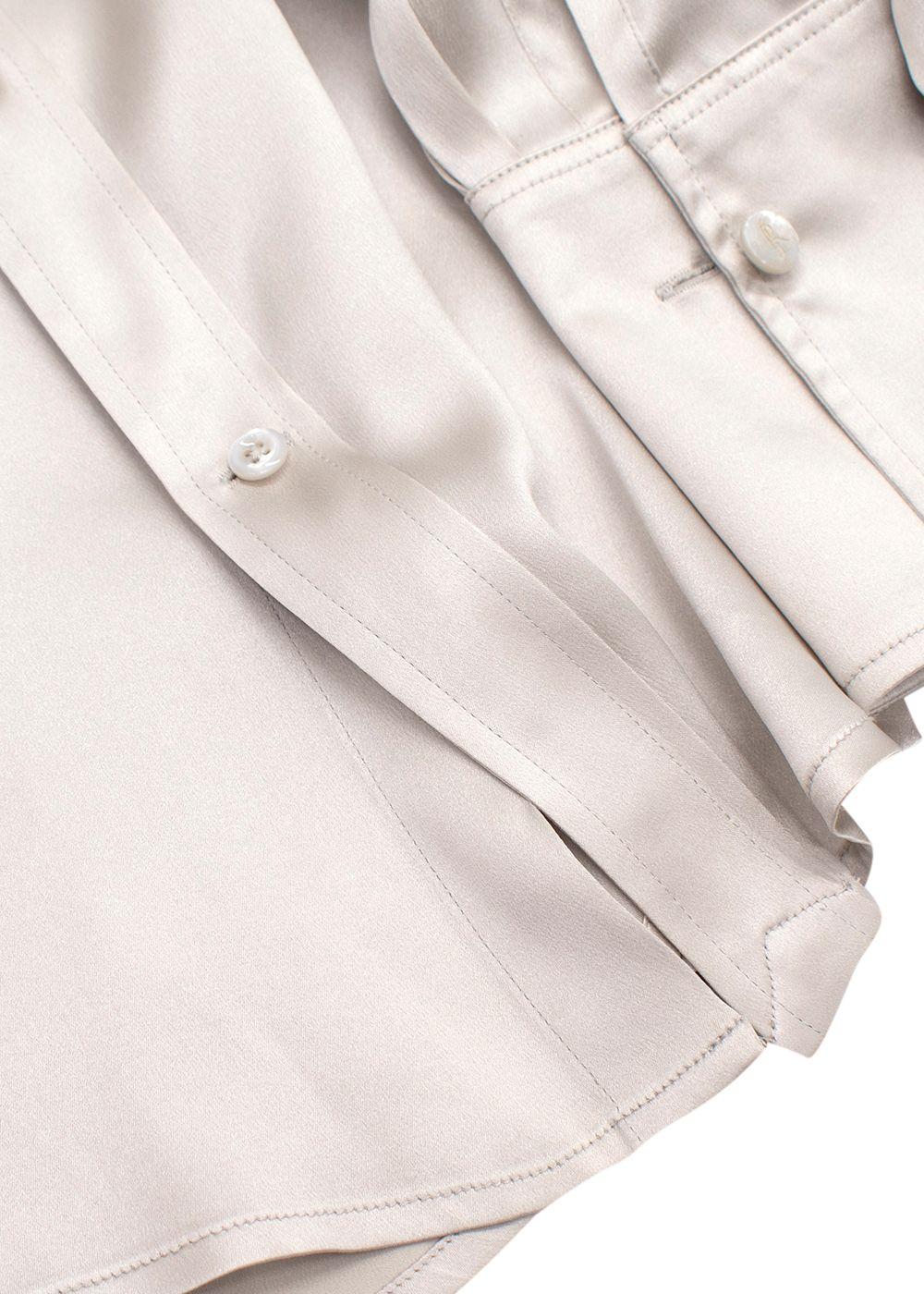 Ralph Lauren Collection  Grey Silk Blend Shirt