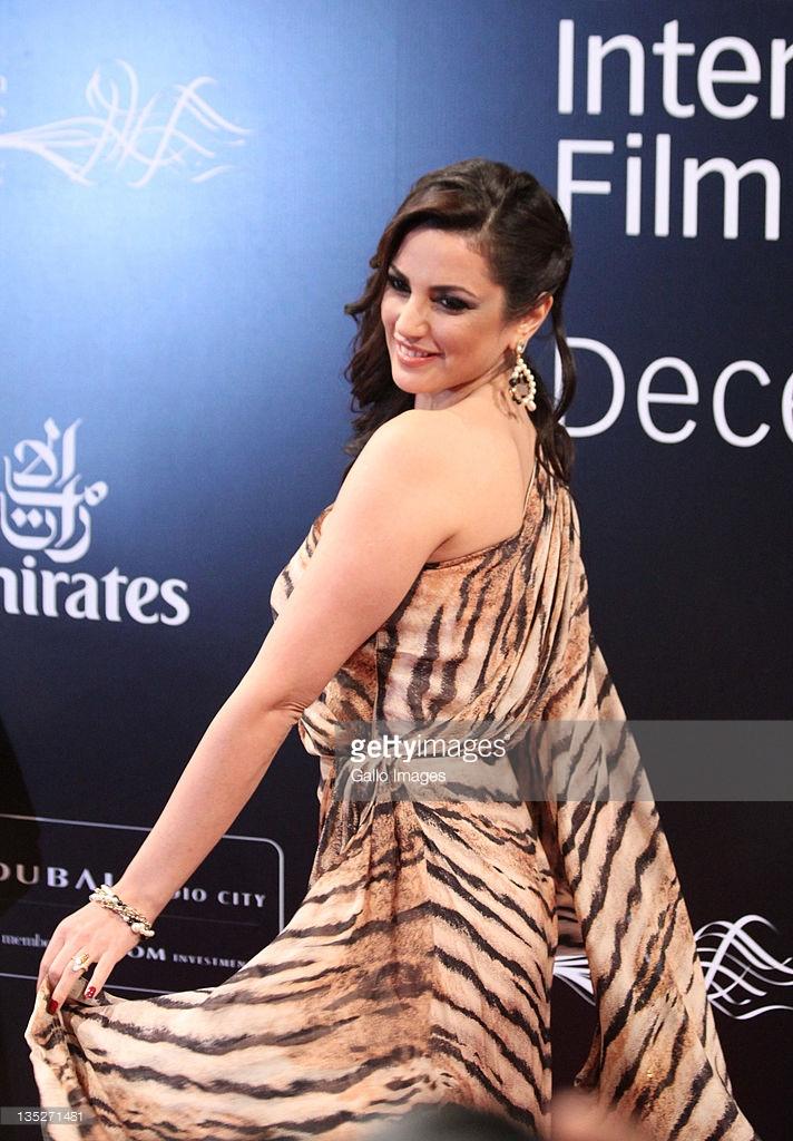 Malak ElEzzawy Couture Silk Tiger Dress