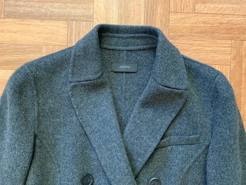Joseph Grey Wool & Cashmere Coat