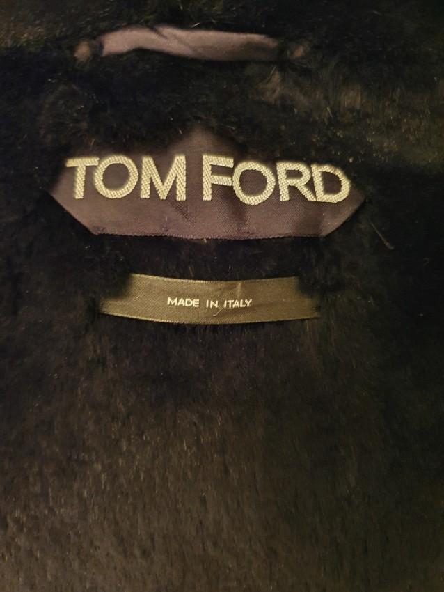 Tom Ford Fur Lined Leather Aviator Jacket