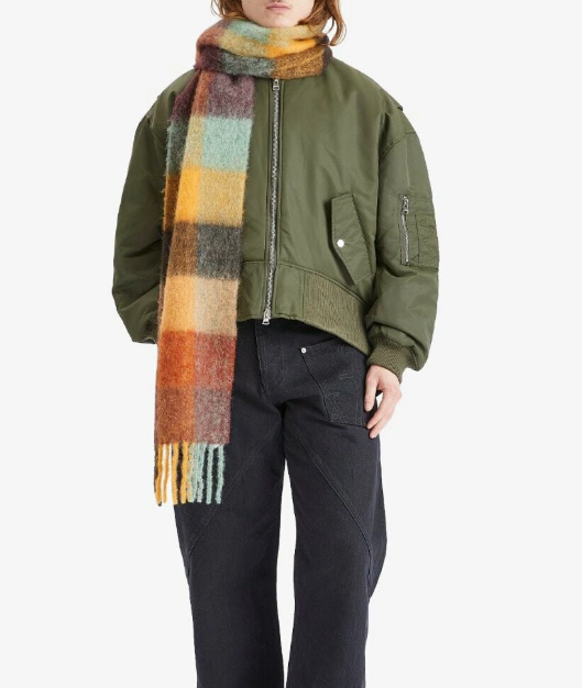 JW Anderson Oversized Curved Hem Bomber Jacket