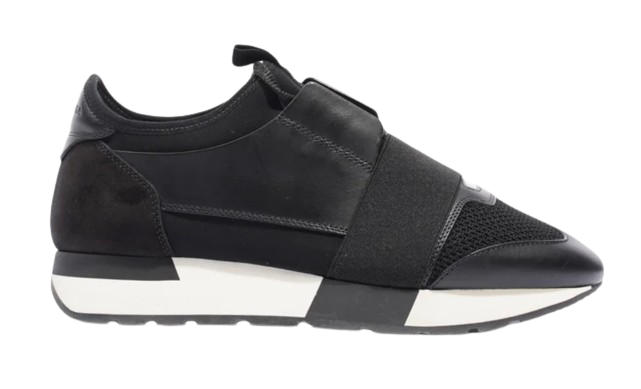 Balenciaga Black Race Runner Sneakers
