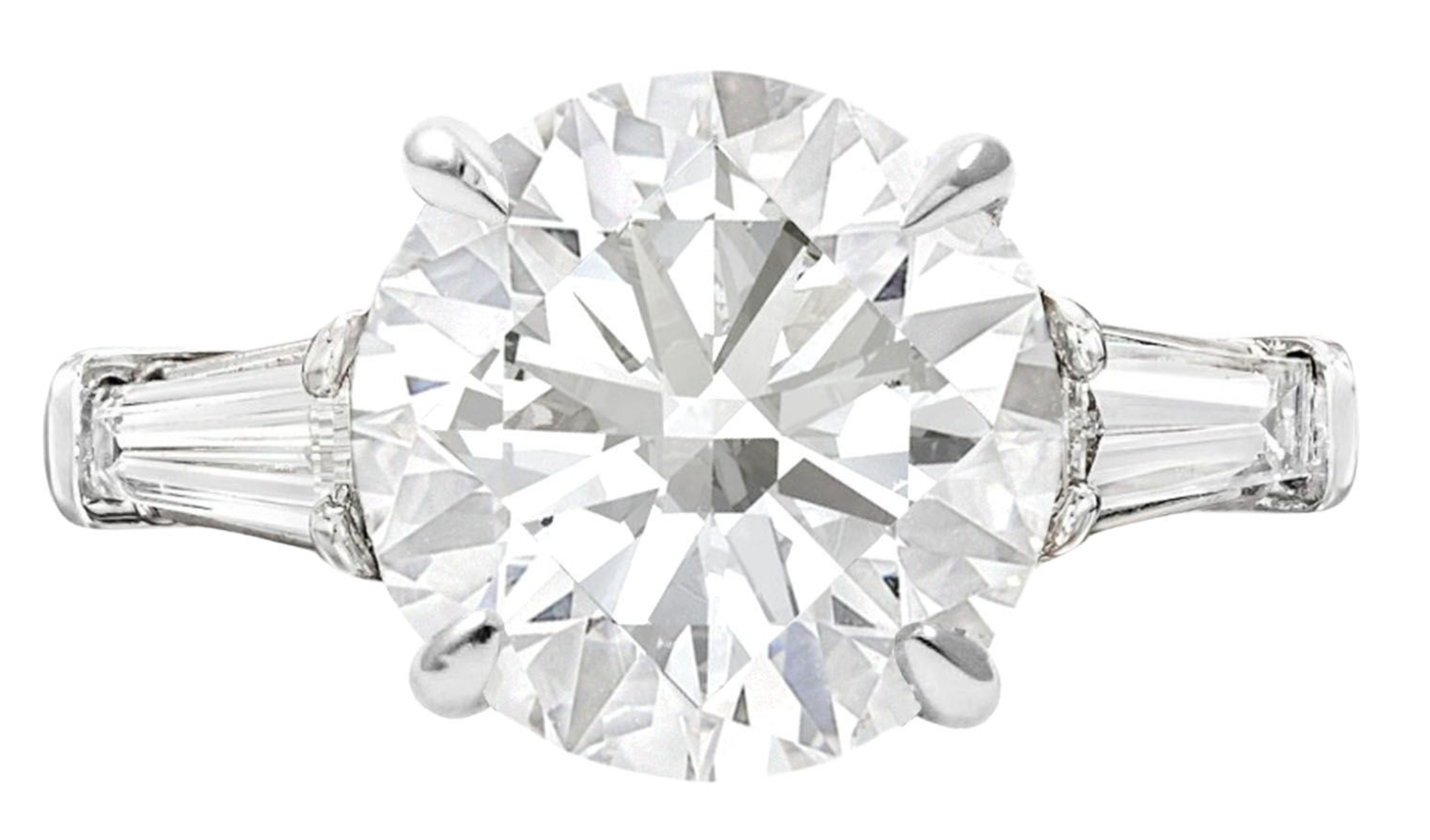 Verde 3ct IGI Certified Lab Grown Round Brilliant Cut Diamond Ring