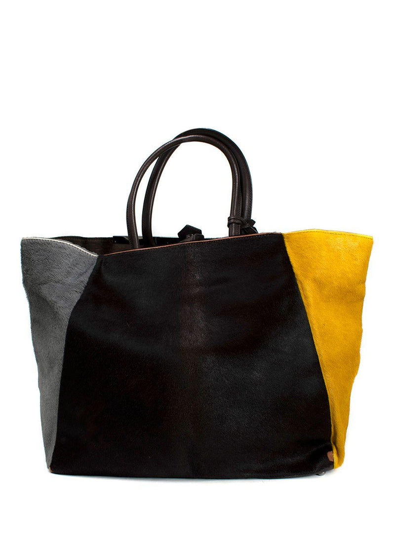 Fendi 2Jours Calf Hair Tote Bag