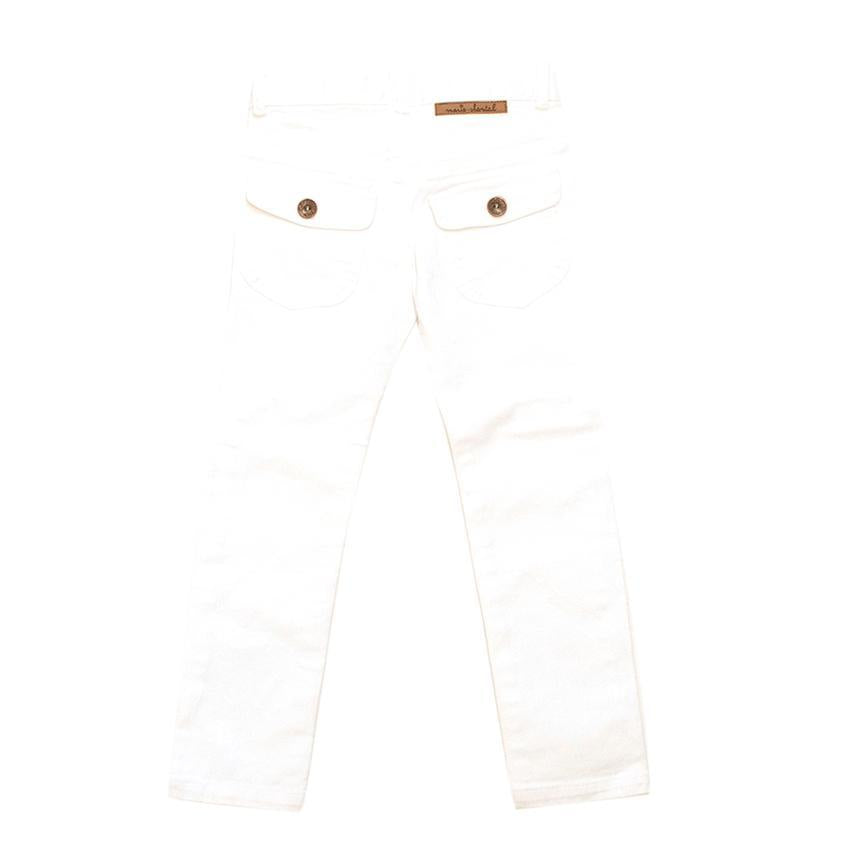Marie Chantal white trousers