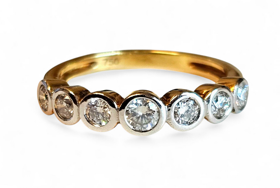Bespoke 18Ct Gold 5 Stone Diamond Ring