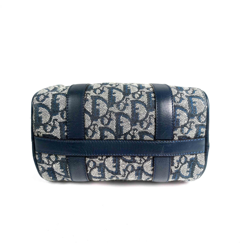Oblique Canvas Boston Bag