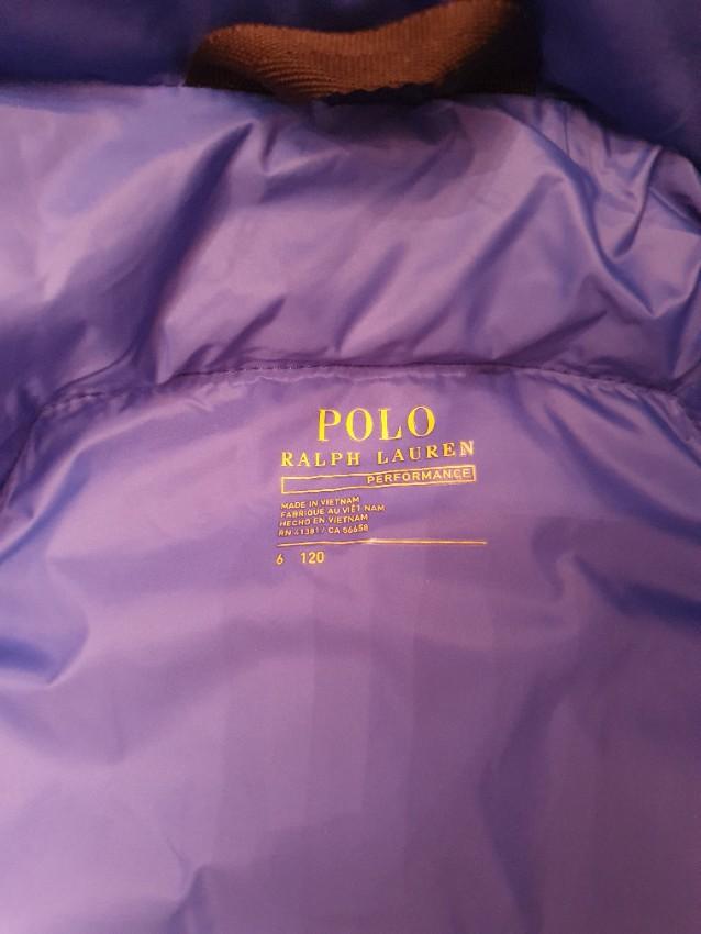 Polo Ralph Lauren Kids 6Y Two-Tone Hooded Down Jacket